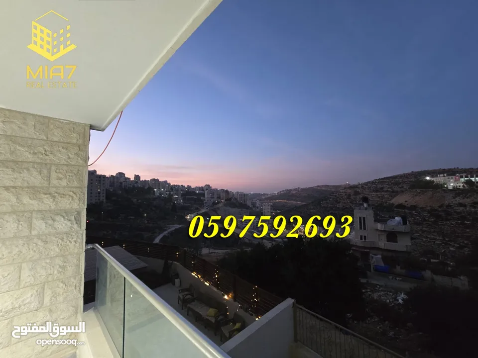 ‎ عرض لمدة شهر شقة فاخرة - تشطيب هندسي عالي الجودة للبيع رام_الله _ الطيرة_170 متر.