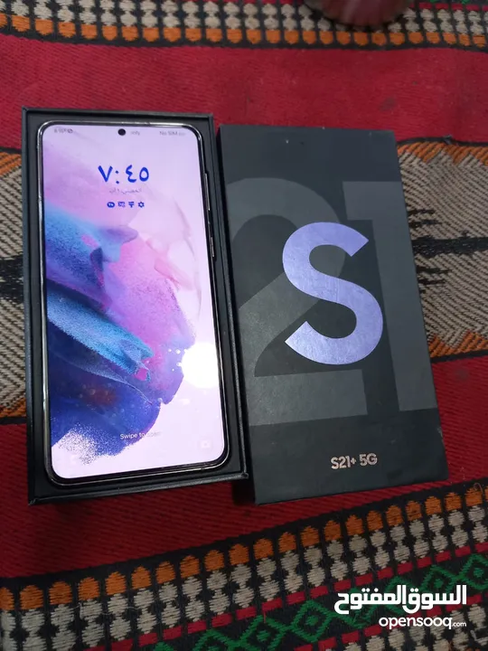 مستعمل Samsung S21 plas 5G  رام 16 ججيا 128 و 256 عربي وامريكي متوفر هدية كفر ولزقة وشاحن الاصلي