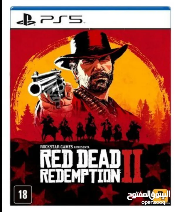 مطلوب شريط  بلاستيشن 5  Red dead 2 ps5