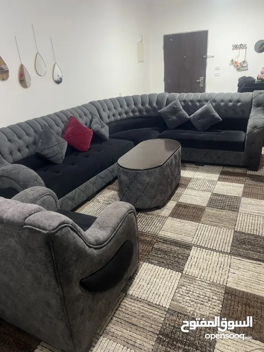 طقم كنب كورنر كما هو موضح بالصور