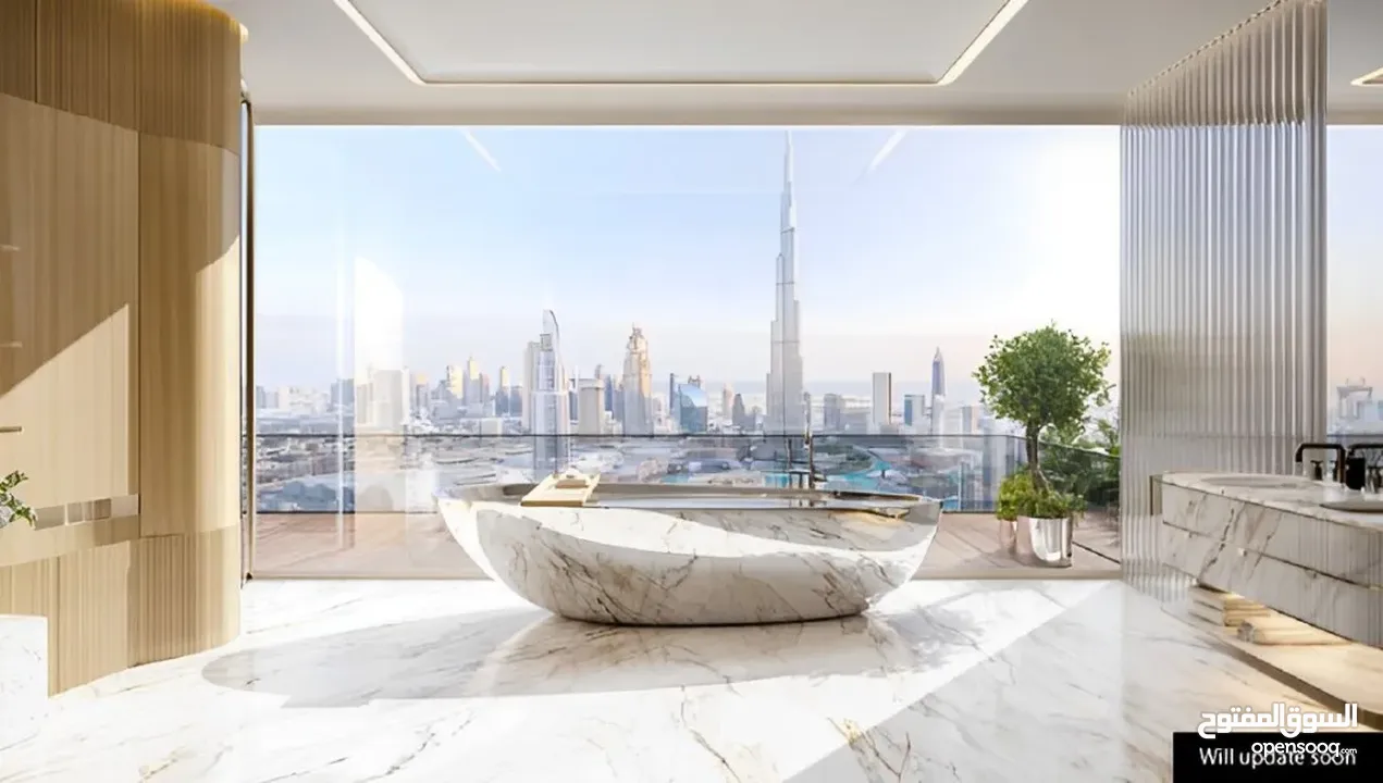 فرصة لجعل حلمك حقيقة: شقة بالقرب من اهم معالم دبي بمساحة كبيرة 1,346 قدم وبخطة دفع علي سنتين