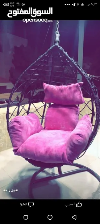 مراجيح  عش البلبل الحجم الكبير( مكفول د) ( الجامبو ) يوجد خدمة توصيل مرجيحة
