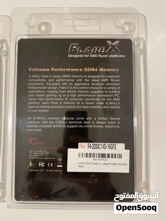 thumbnail image 2 of G.SKILL Flare X Series 16GB 2 X 8GB 3200Mhz Desktop Memory | Bermor 2 of 10