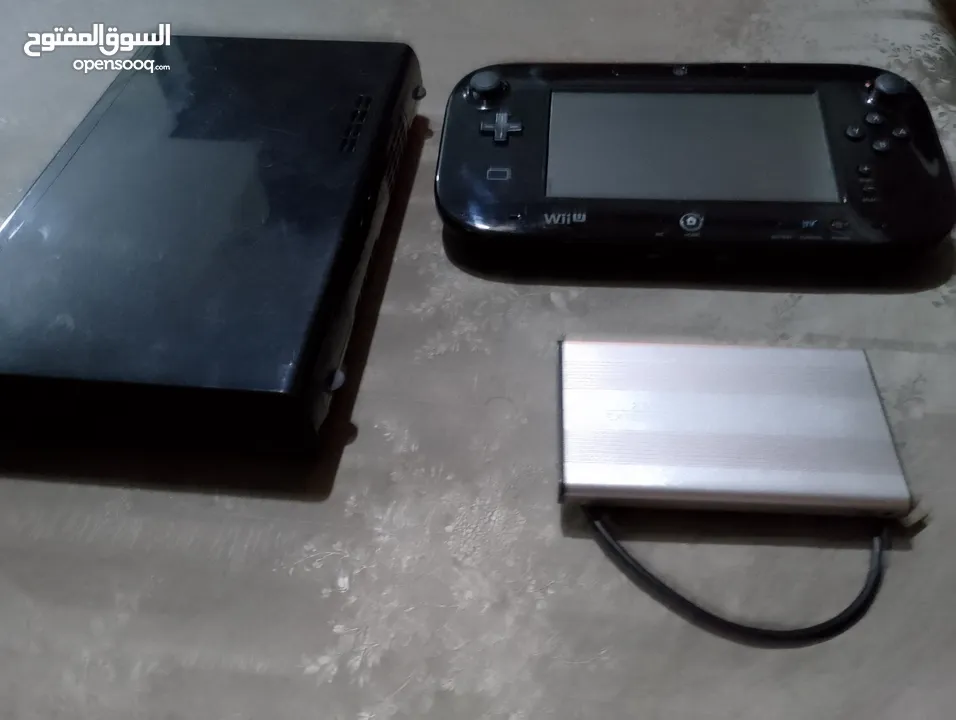 نينتندو wii u مهكر مع هارديسك خارجي