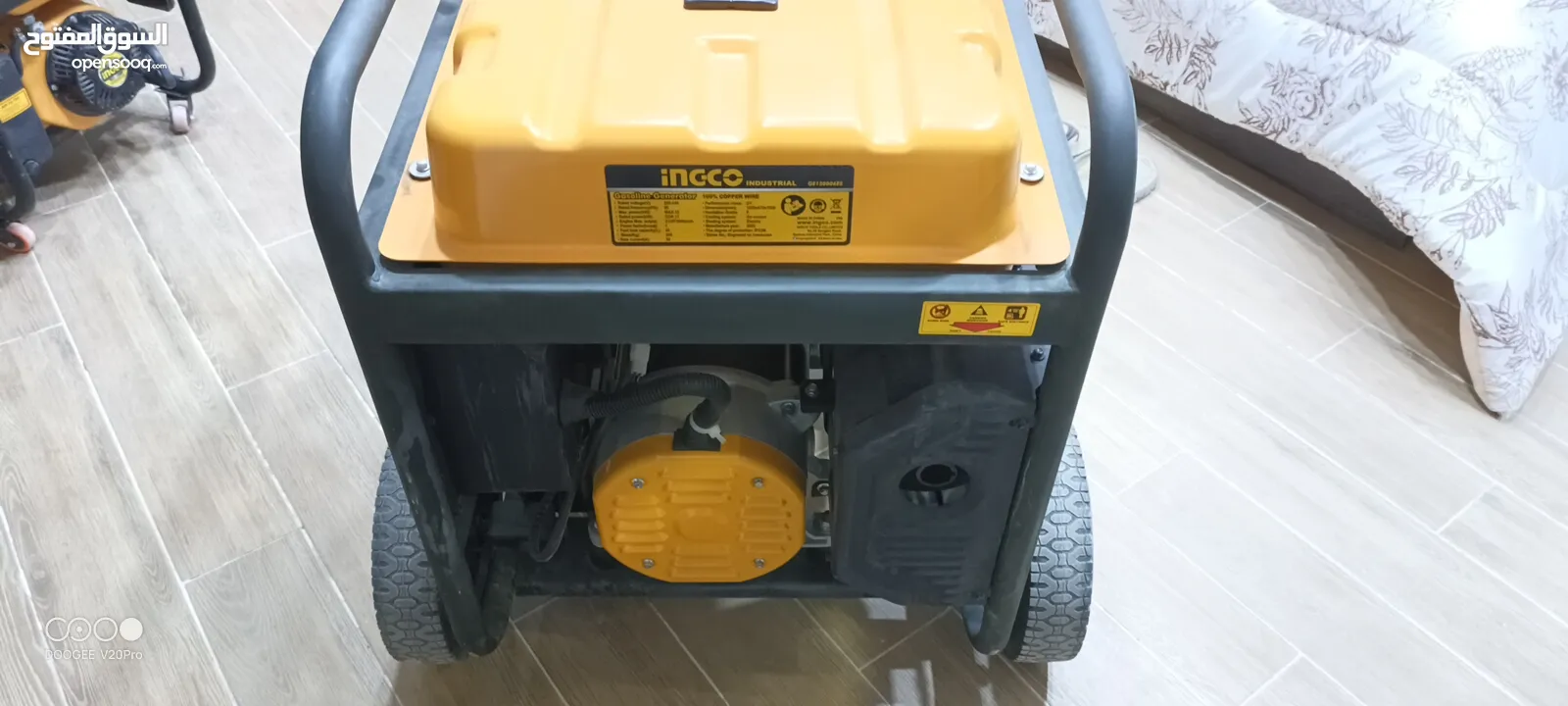 مولد كهرباء  صناعي انجيكو 12kw بحال الوكالة