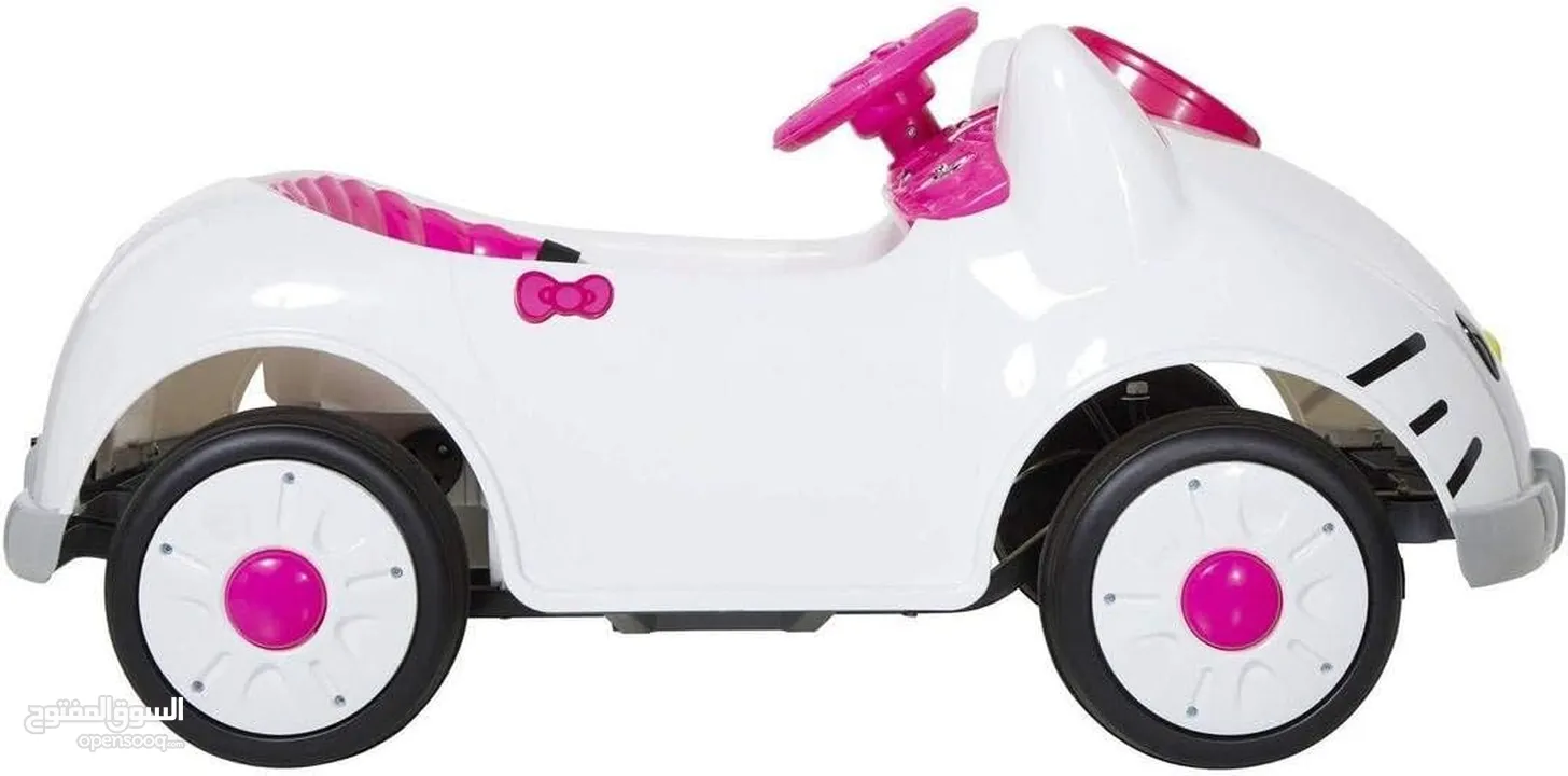 سياره hello kitty اصليه  شحن مع ريموت ومسجل فلاش ميموري واضاءه 12 فولت من عنر سنه لغايه 7 سنوات