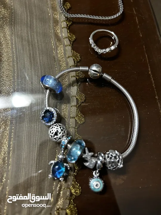 Pandora bracelet and ring