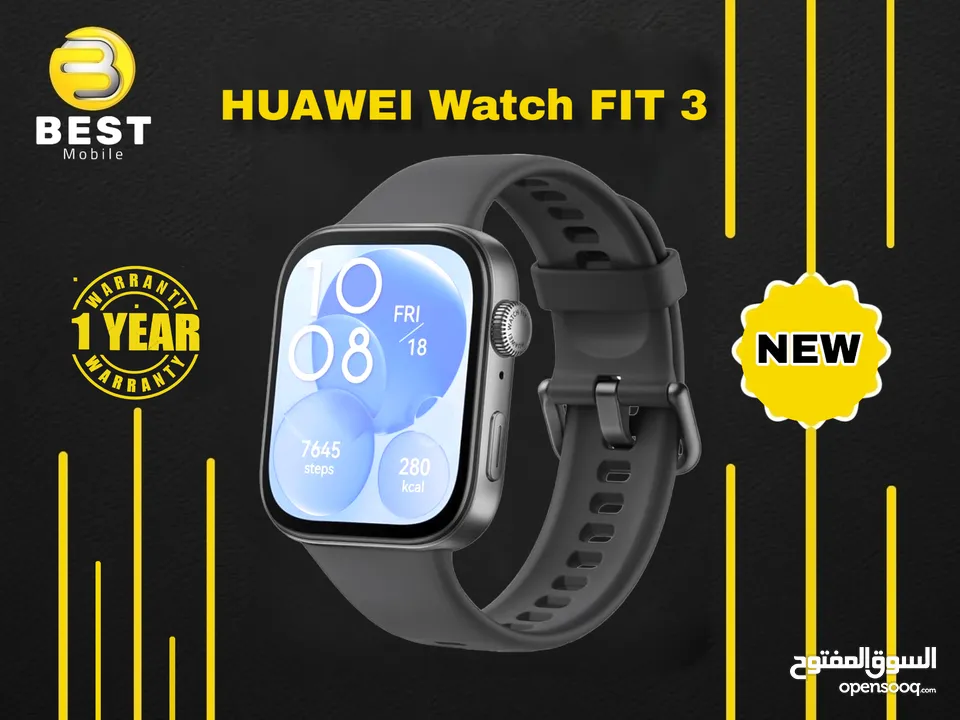 الان ساعة هواوي فيت 3 //  huawei fit 3 new