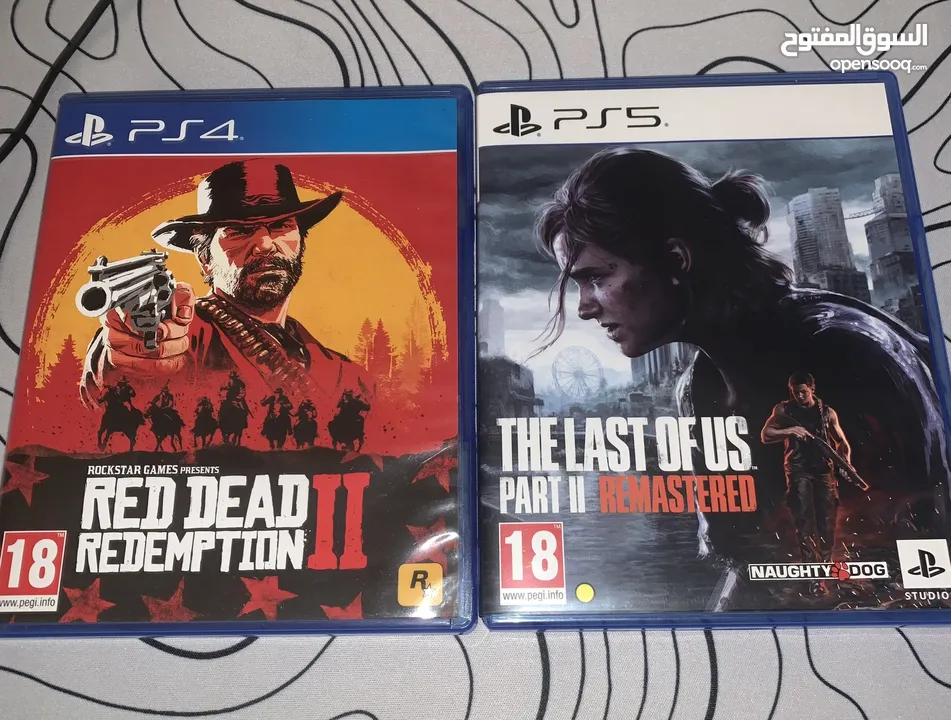 شريط The last of us 2 + Red dead redemption 2