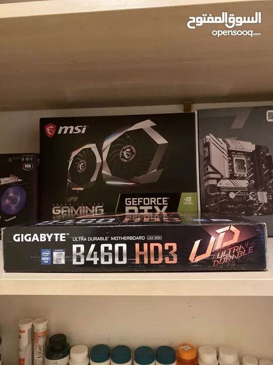 Motherboard - Gigabyte B460 HD3  مع معالج Intel i5 10400  بسعر ممتاز