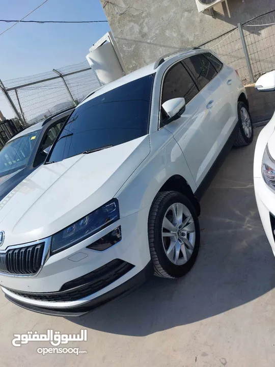 جيب سكودا كاروك ترخيص 2020   ديزل 1600 للبيع بحاله ممتازه فل فل اضافات ما عدا فتحه