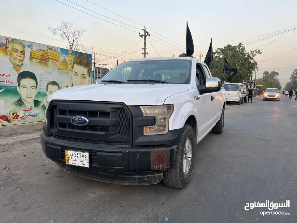 F150 محرك 8سلندر رقم بغداد تحويل ثاني موديل 2016 صور الحادث مال أمريكا بل منشور وصار بيها حاد