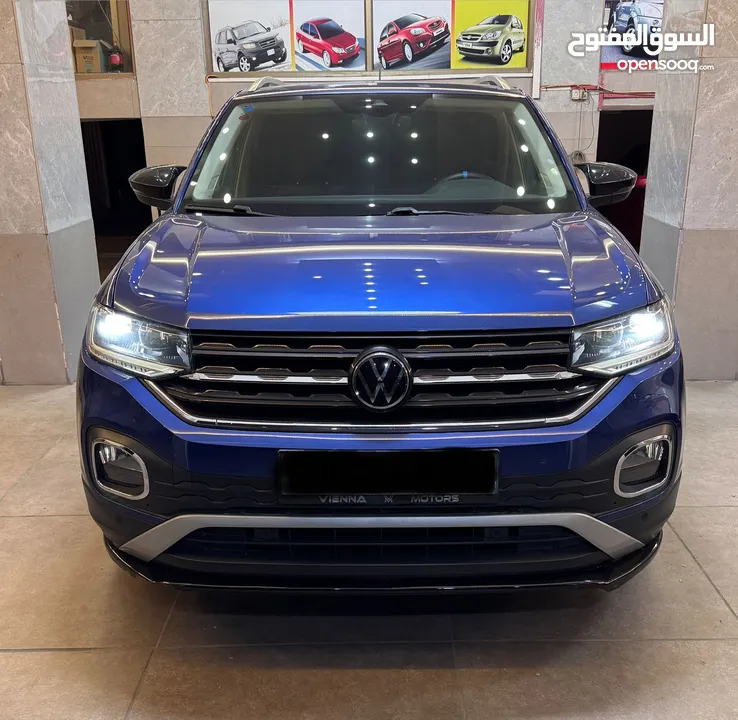 فولكس فاجن T-cross موديل 2021 للبيع  دفعة وشيكات شخصية بدون بنوك ولا كفلاء