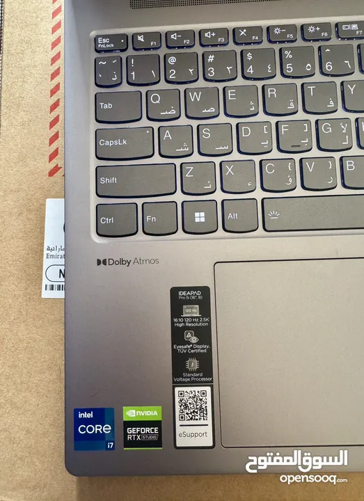 لابتوب lenovo gaming كرت 4050 وكاله ولا شخطه استخدام خفيف جدا مواصفات عاليه