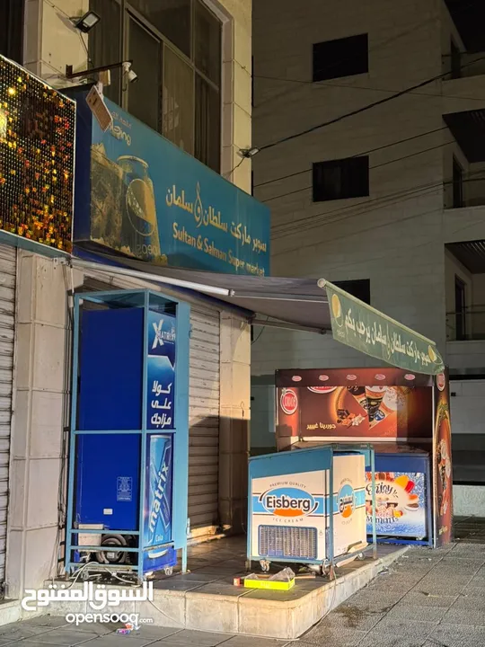 مظله او شمسيه باب المحل للبيع