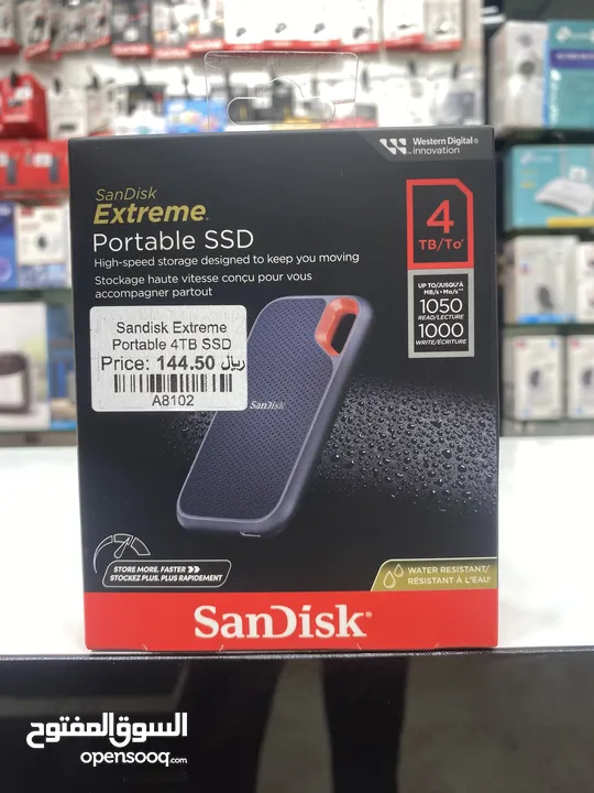 4 TB SANDISK EXTREME PORTABLE SSD