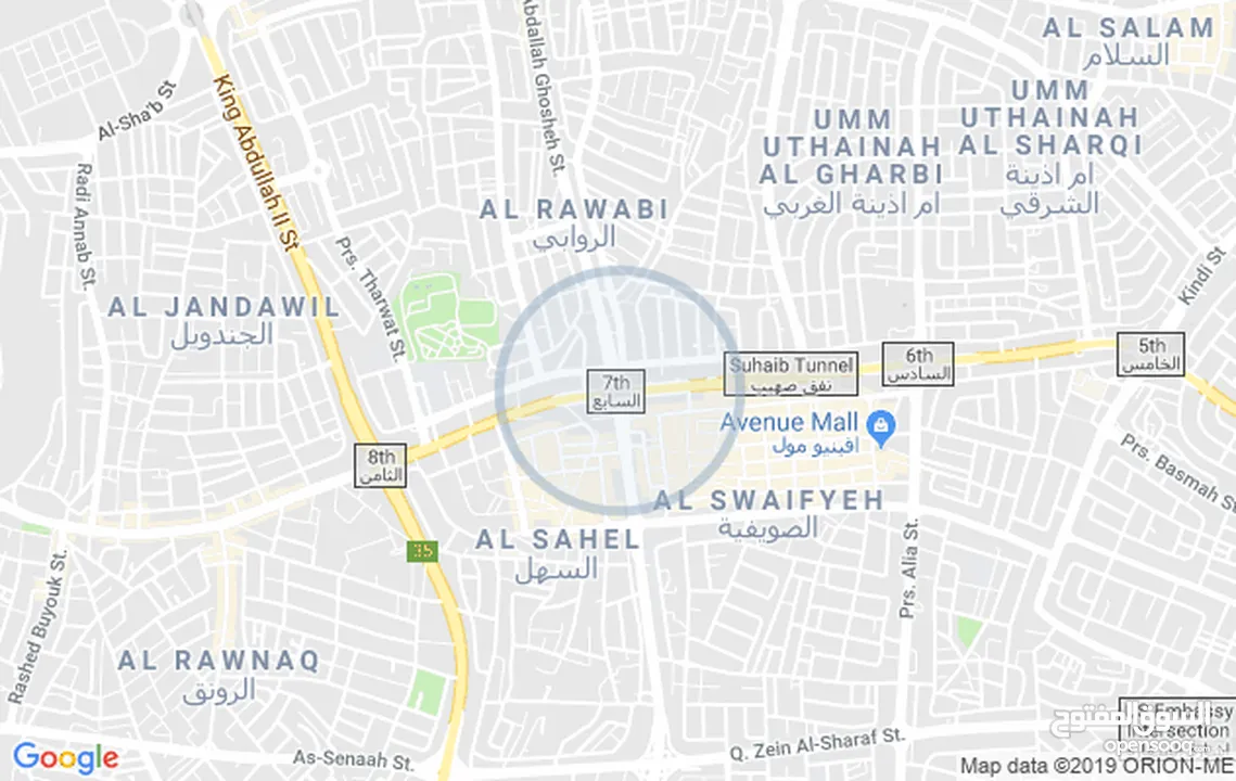 الدوار السابع استوديو خمس نجوم VIP نظافه 100 ٪  لايجار