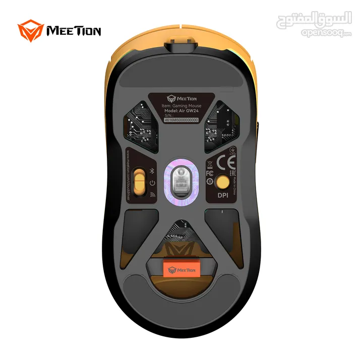 Meetion Air GW24 2.4G Bluetooth & Wired Gaming Mouse ماوس جيمنغ متوفرة ب الوان مختلفة