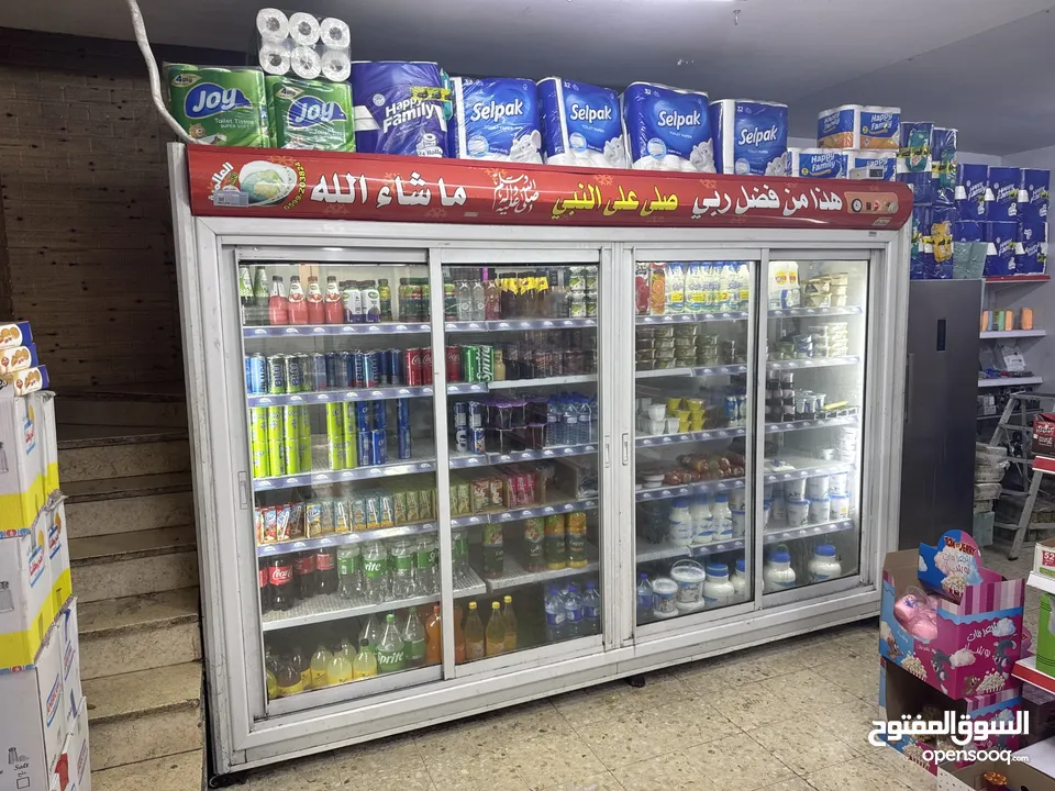 ثلاجة تبريد سوبر ماركت والبان