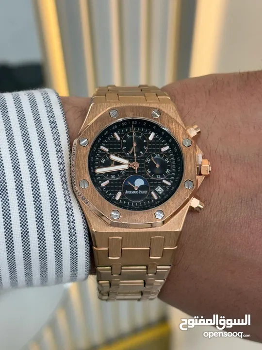 Audemars Piguet  أوديمار بيغيه ساعة فاخرة تجمع بين الحرفية السويسرية والتصميم الأنيق