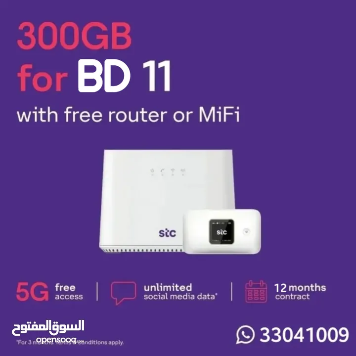 STC 5G Home broadband, Fiber, Voice and Data Sim