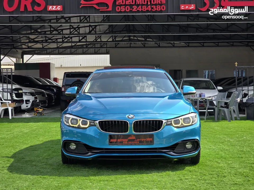 BMW 420 I 2018 GCC - excellent condition