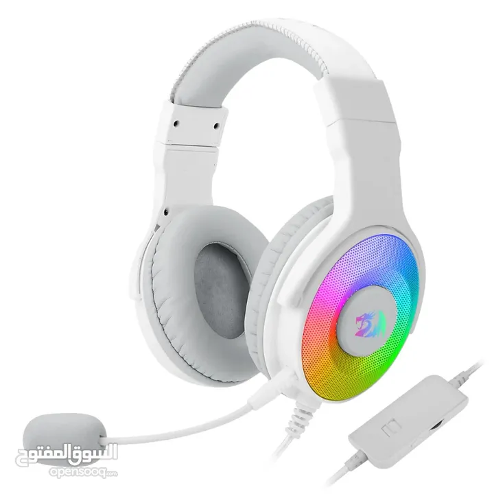 سماعة جديدة PANDORA H350 White RGB Headset