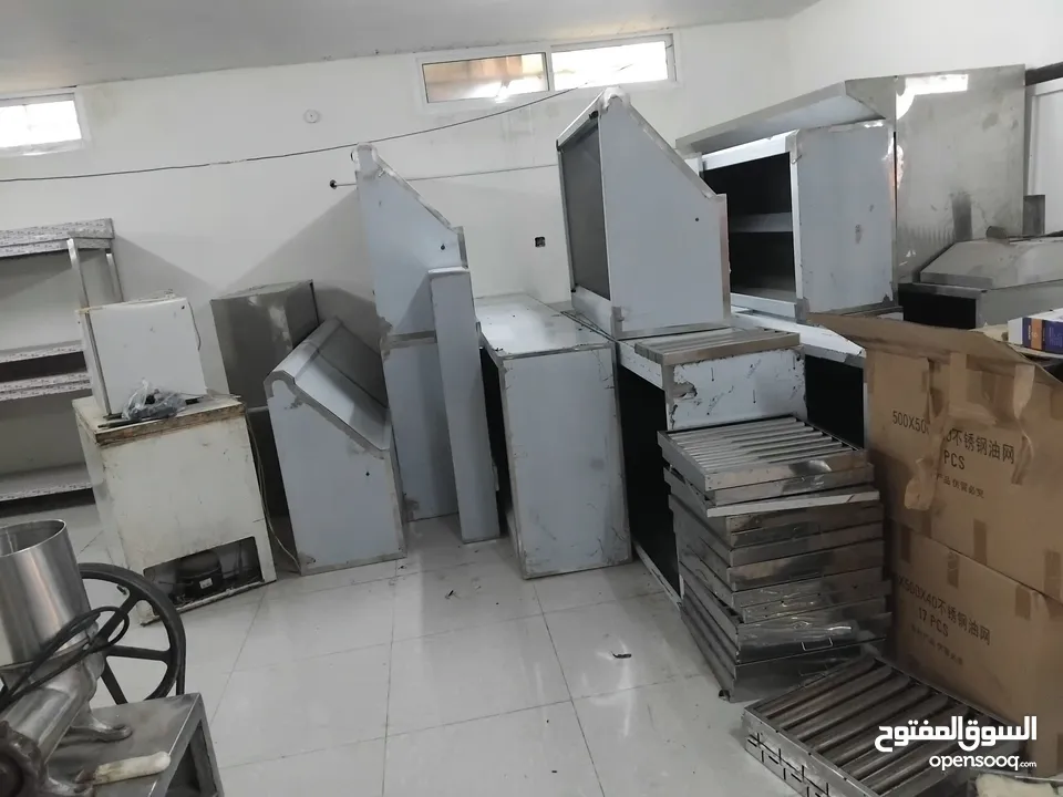 Rasturant equipment for sale used and new,, A/C new condition, البيع ادوات المطعم او المقاهي