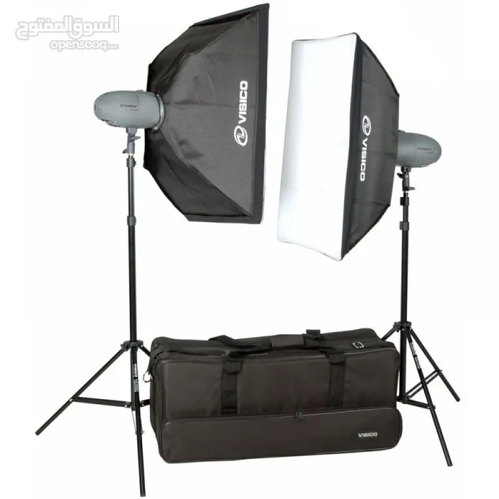 VISICO Photo Lighting Kit Vl 200Plus Soft Box Kit