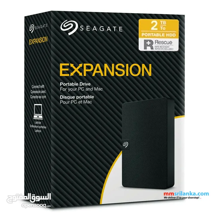 هاردسك خارجي Seagate Expansion Portable 2TB External Hard Drive HDD