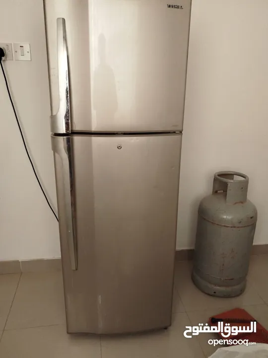 Toshiba double door used refrigerator in good condition for sale