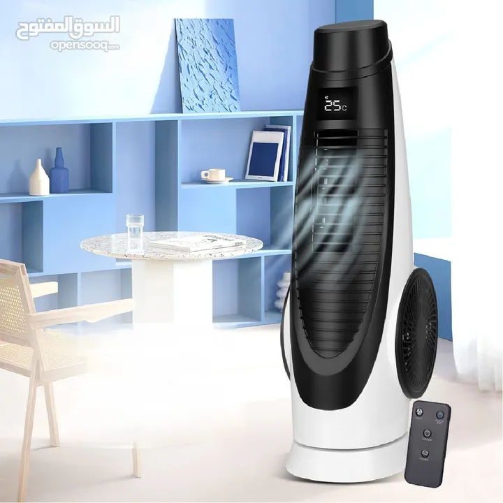 مروحة برجية أمريكية ذكية من Benaton بـ3 سرعات وشاشة ديجيتال تبريد قوي وتصميم أنيق بـ100 واط!