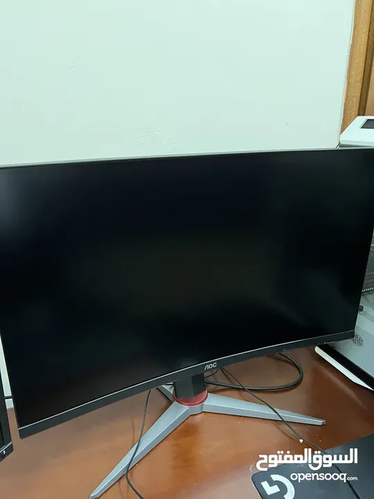 شاشة العاب AOC gaming monitor 27” FHD