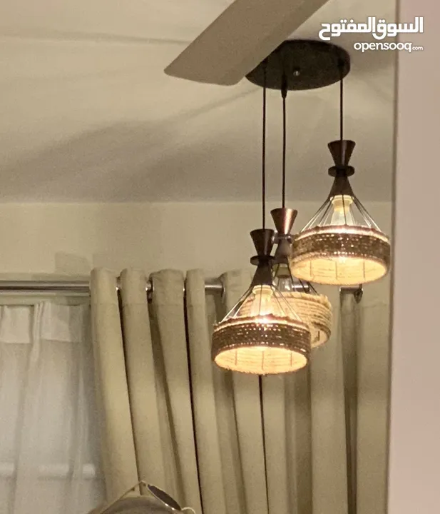 إضاءة معلقة حبتين - Set of 2 hanging lights