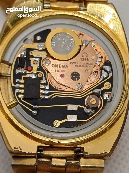 ساعة اوميغا سيماستر omega seamaster gold plated