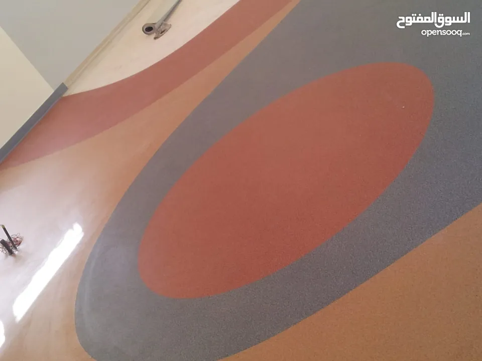 ارضيات . PVC . رولات وشرحات . فينيل للمستشفيات والحضانات والنوادي الرياضية  وروضات مصانع مراكز إعاقة
