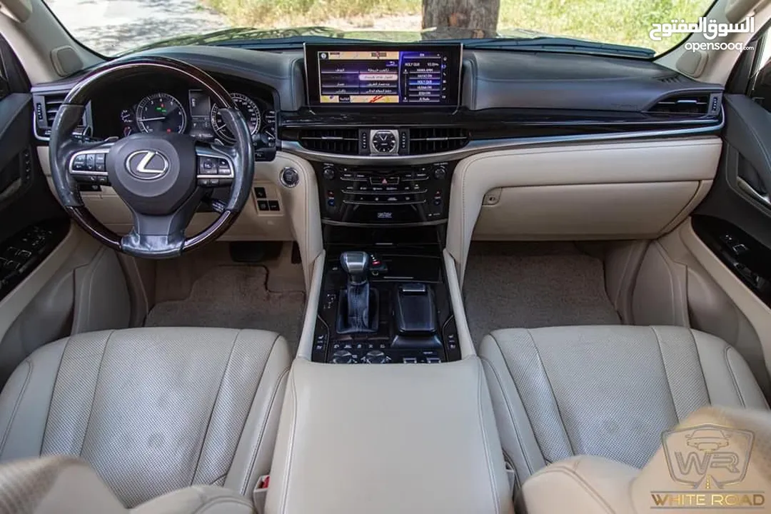 Lexus LX 570s 2016 sport plus  فل كامل فحص كامل من داخل بيج
