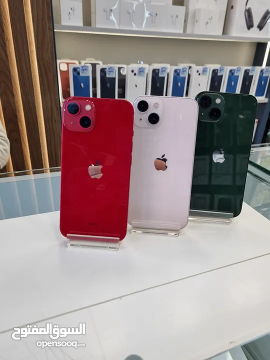 iphone 13  128 آيفون 13 128 جيجا مستعمل بحاله الوكاله وشبه جديد ومكفول