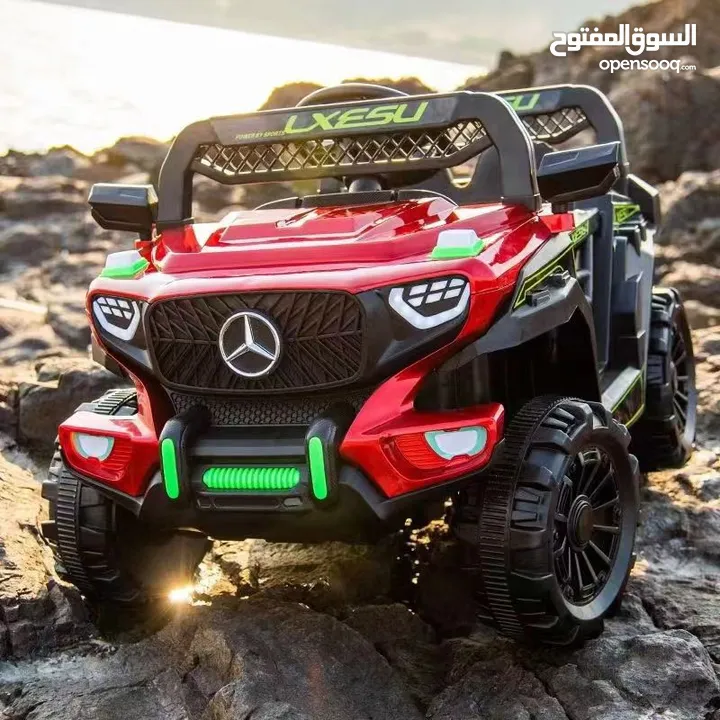 الآن من island toys سيارة الأطفال الكهربائية المميزة  من مرسيدس - شبيهة بسيارة Mercedes Benz G63