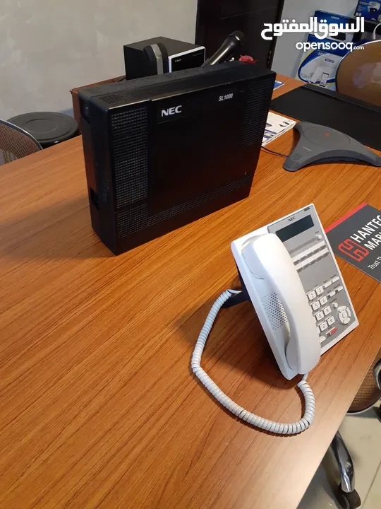 مقسم مقاسم  NEC-SL1000 براند ياباني مع جهاز الماستر شامل البرمجة والتركيب
