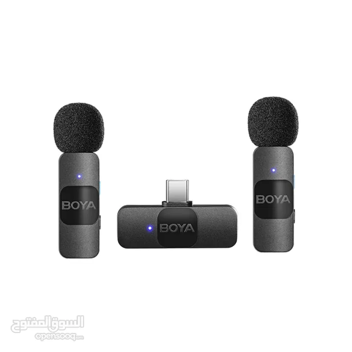BOYA BY-V20 Ultracompact 2.4GHz Type-C Wireless Microphone System مايكرفون تايب سي