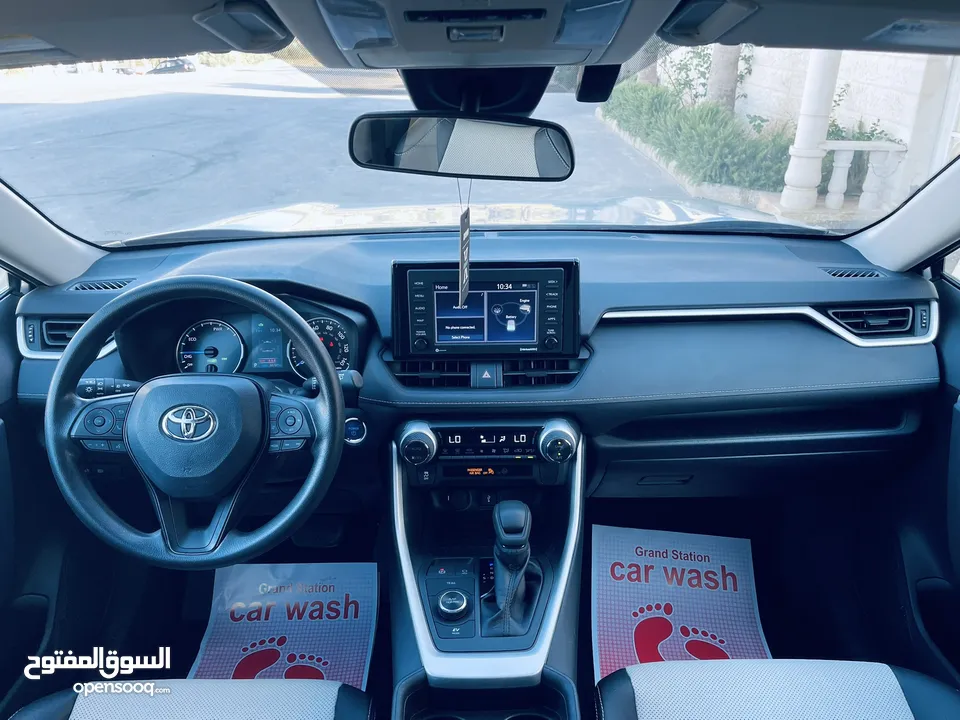 تويوتا راف فور ((2021)) فورويل، كلين تايتل، فحص كامل، بطارية ليثيوم، حرة، بحالة الوكاله، بسعر مميز..