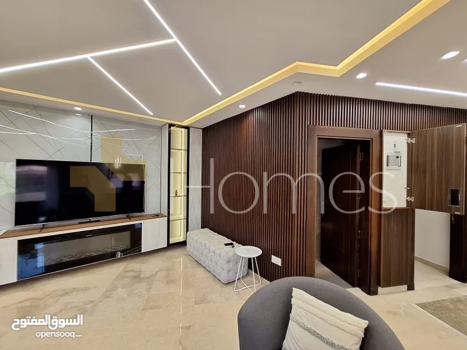 شقة طابق اول مفروشة للايجار في دير غبار بمساحة بناء 110م