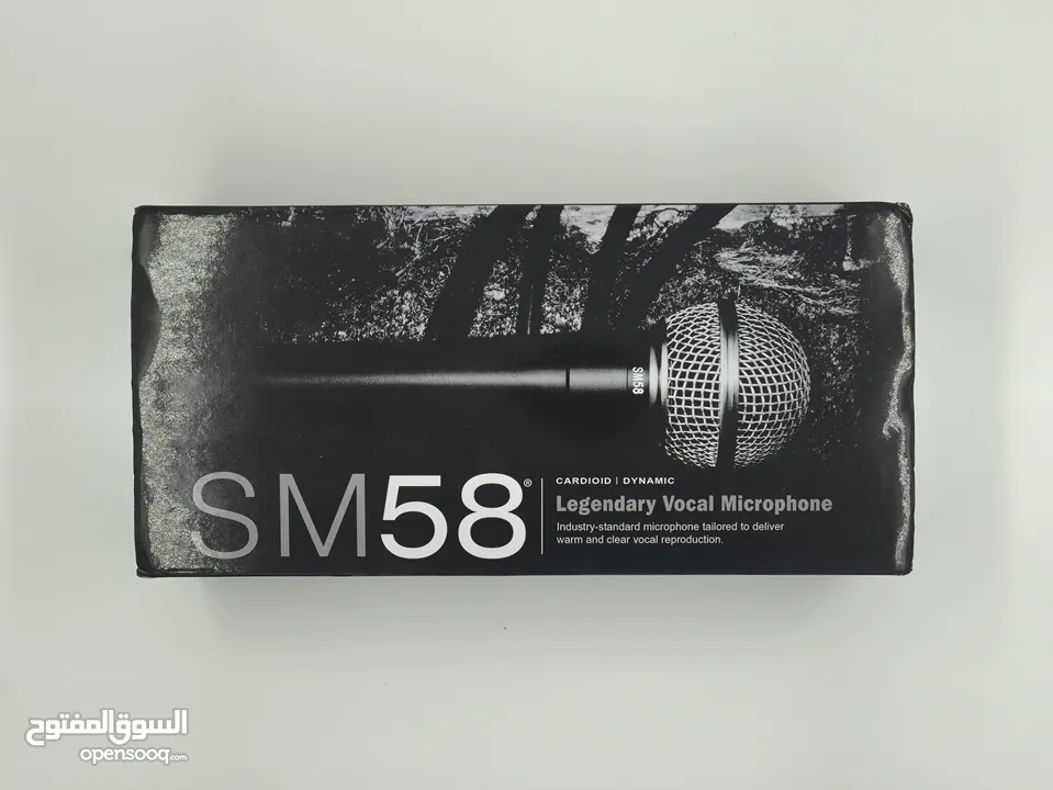 للبيع: مايكروفون احترافي SM58 – الصوت الأسطوري! والسعر الممتاز