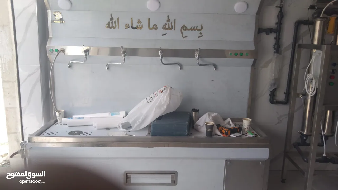 تجهيز وتركيب محطة تحلية المياه وبيعها ومصنع كاسات الماء تعبئة وتغليف بكل انحاء المملكه بأسعار تنافسي