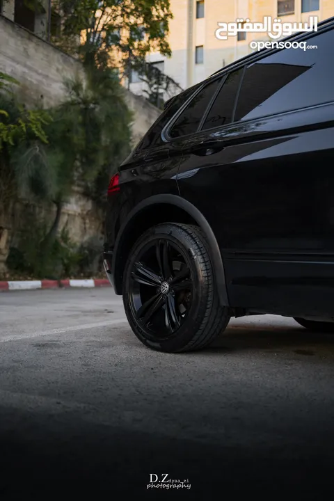 VW TIGUAN R_LINE  2000CC GASOLINE  4X4  امكانية البيع بدفعة اولى والباقي لغاية 4سنوات =48 شهر