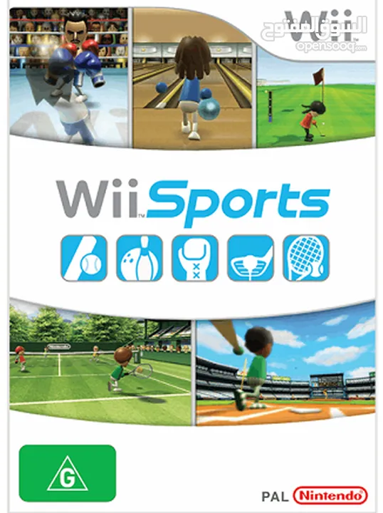 ناينتدو وي Nintendo wii للبيع معدل عليه العاب رائعة حركة ورياضة مناسبة جدا للأطفال