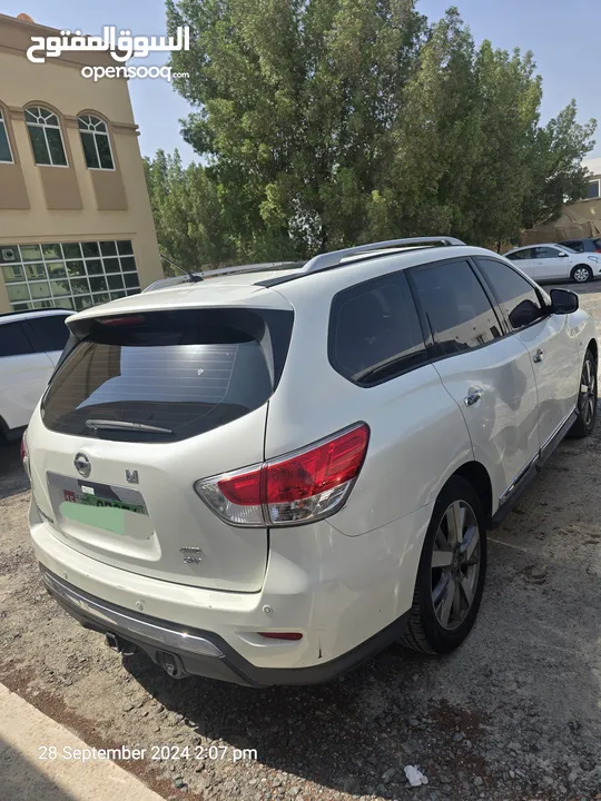 NISSAN PATHFINDER 2015 SV GULF GCC SPEC  FULL OPTIONS نيسان باثفايندر 2015 خليجي بحالة الوكاله