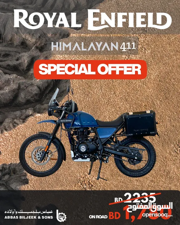 Brand New 411cc Himalayan (Fully Loaded)