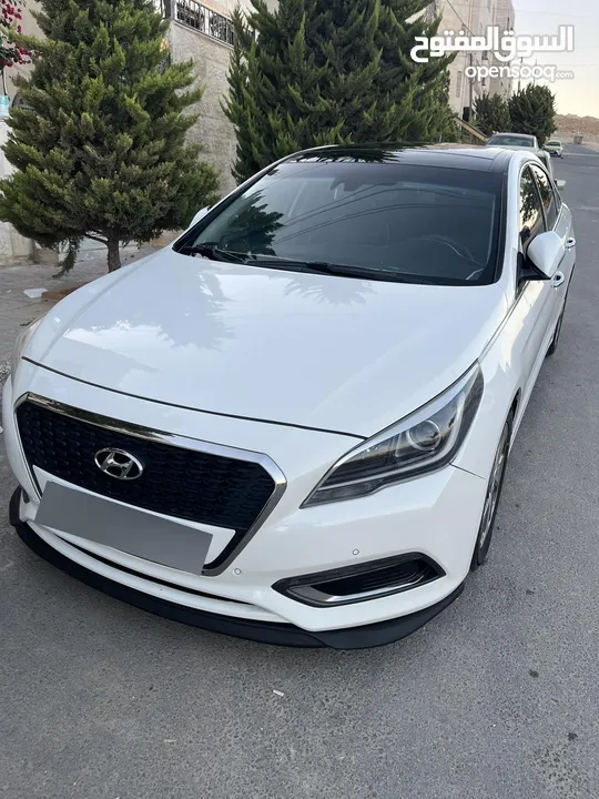 هونداي سوناتا فل كامل لمتد كرت ابيض 7 جيد